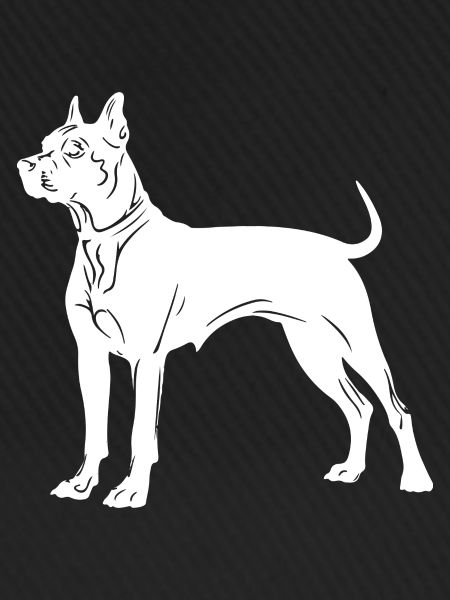 Pit Dog Silhouette