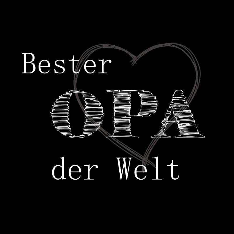 Bester Opa mit Herz Design