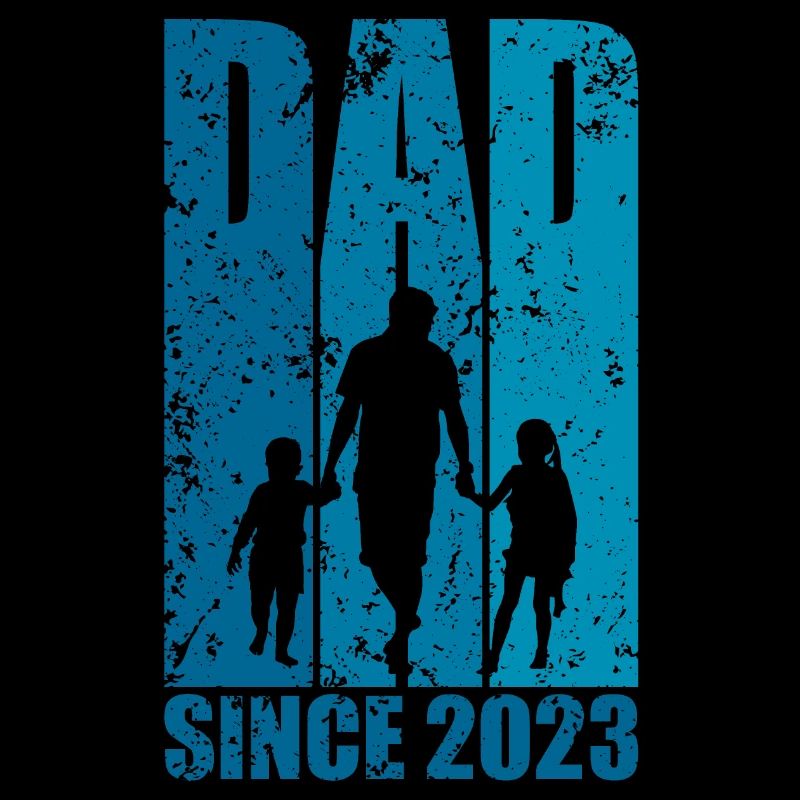 DAD SINCE 2023 PAPA 2 KINDER