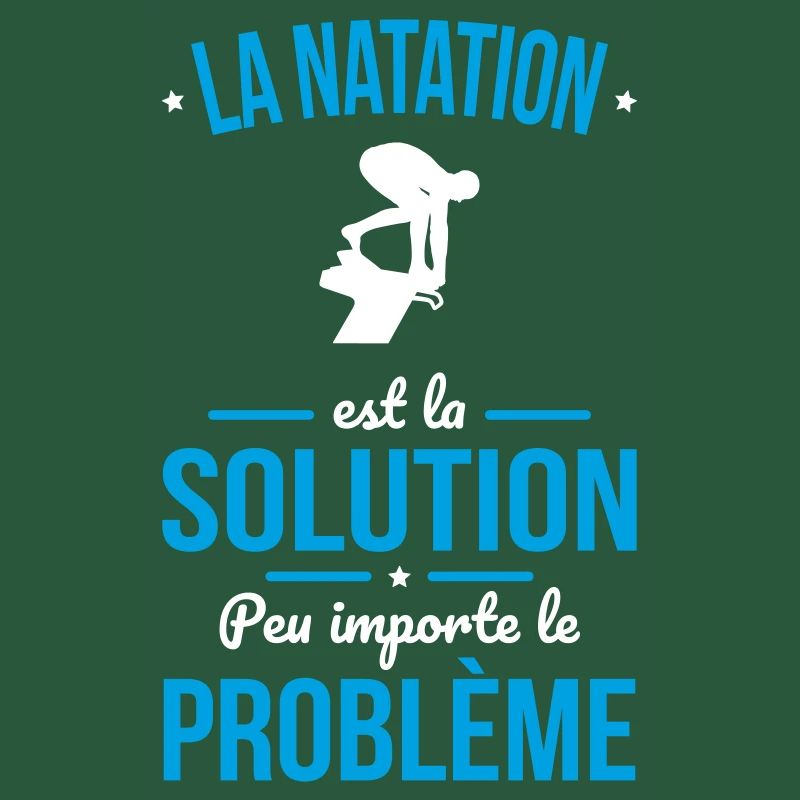 Natation est la solution peu importe le problème