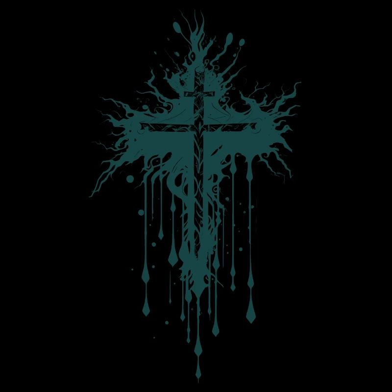 Kreuz Gothic Goth Böse