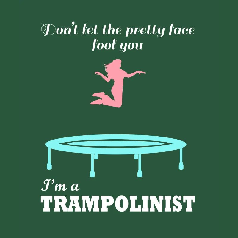 Citation ironique pour un pull de trampoline Hobby