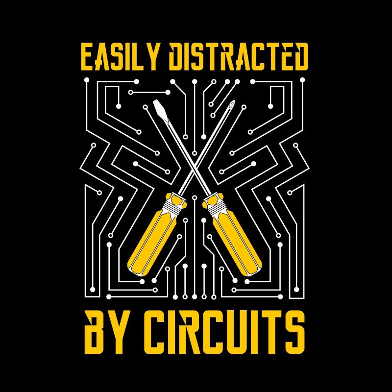 Distracted by Circuits Electrician Electronic