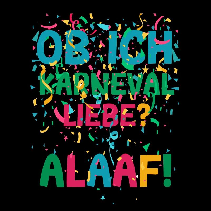 Whether I Love Carnival Alaaf Carnival Confetti