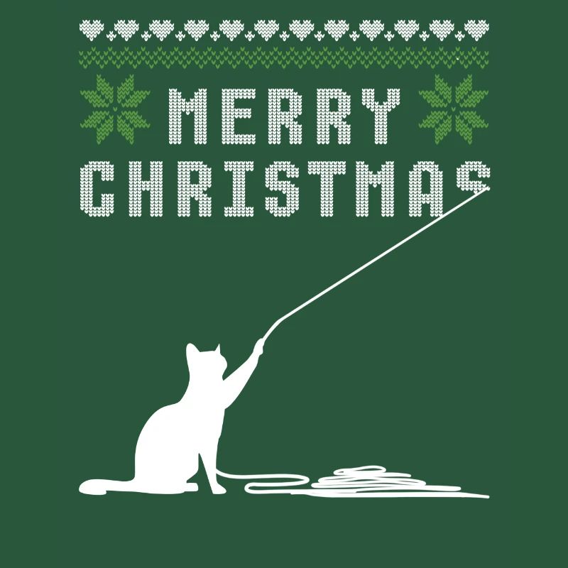 Joyeux noël chat laid pull