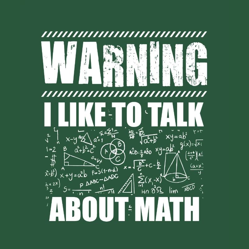 Warning mathematician| Math Teacher Gift Idea