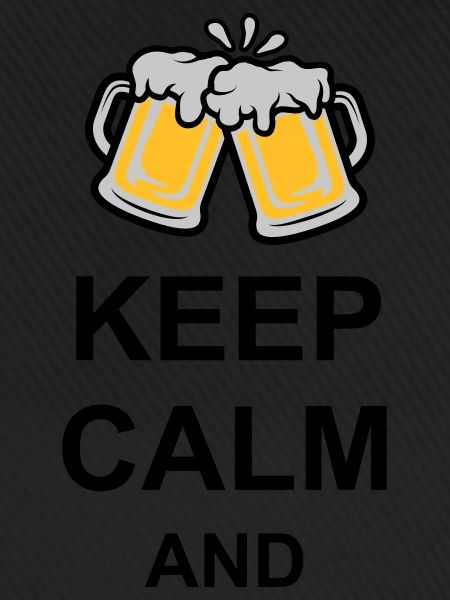 Keep Calm Beer Text
