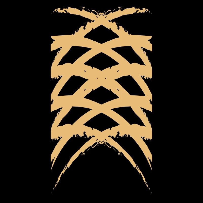 Diamond Art Crossed Pattern woody bones
