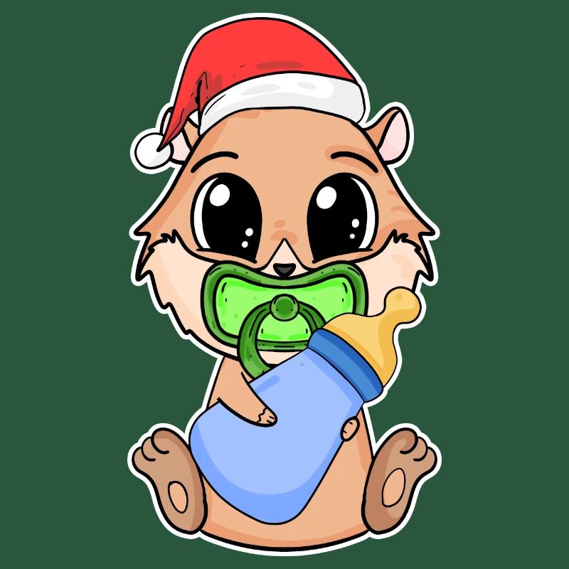 Cochon d’Inde Bébé Cochon d’Inde de Noël