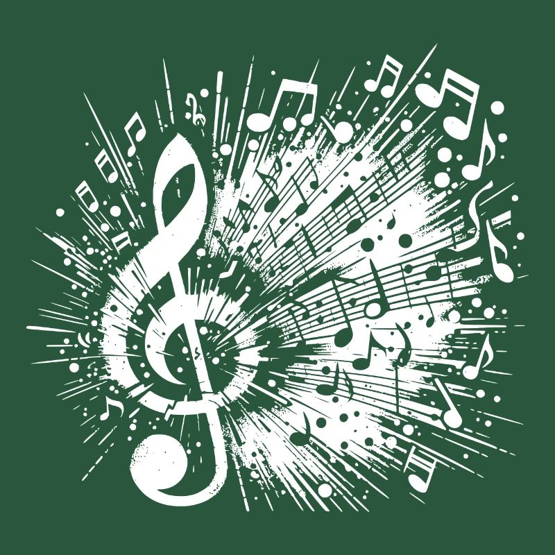 Exploding Music Clef Scale