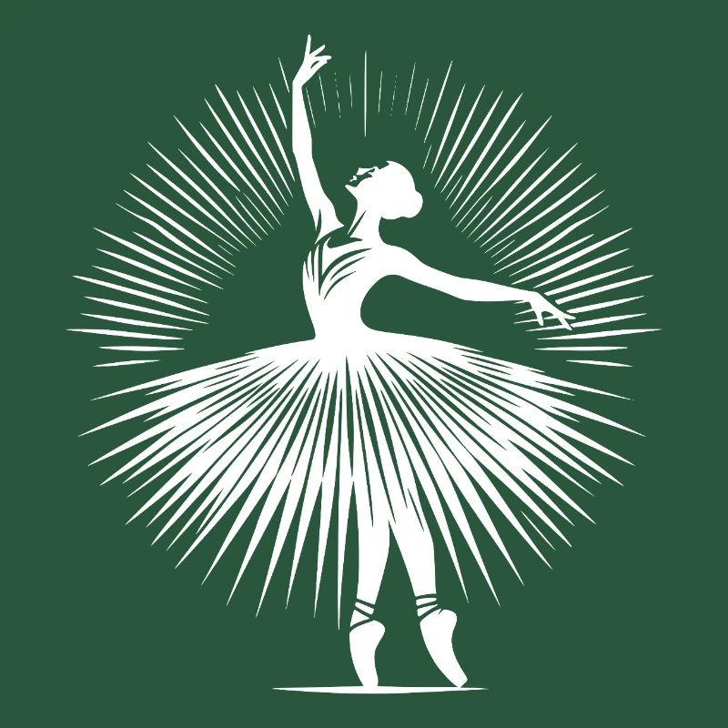 Danseuse de ballet gracieuse dans une pose de danse parfaite