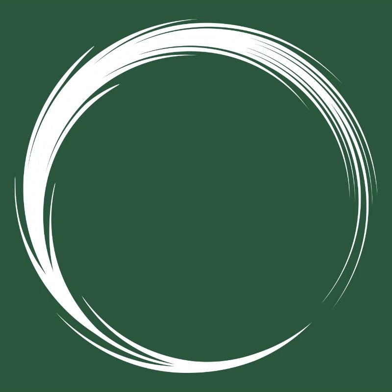 Circle shape circle icon design variant New white