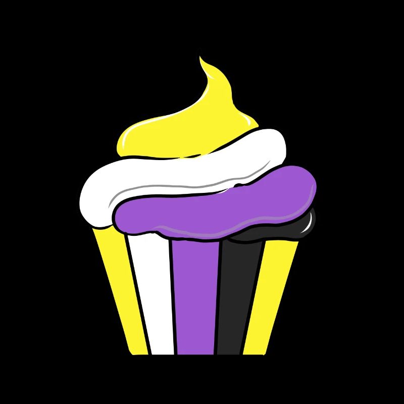 Nonbinary Cupcake Nonbinary Pride