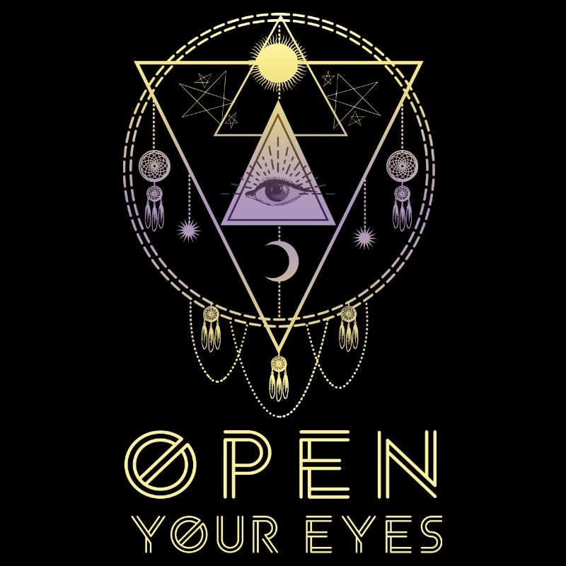 Open Your Eyes All-Seeing Eye Boho Gift
