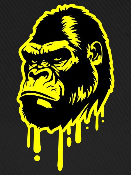 Gorilla Symbol Head