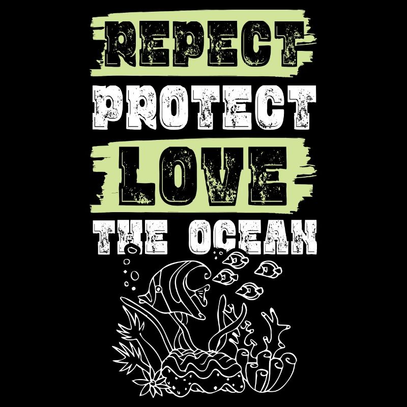 Pollution Love Save the Ocean
