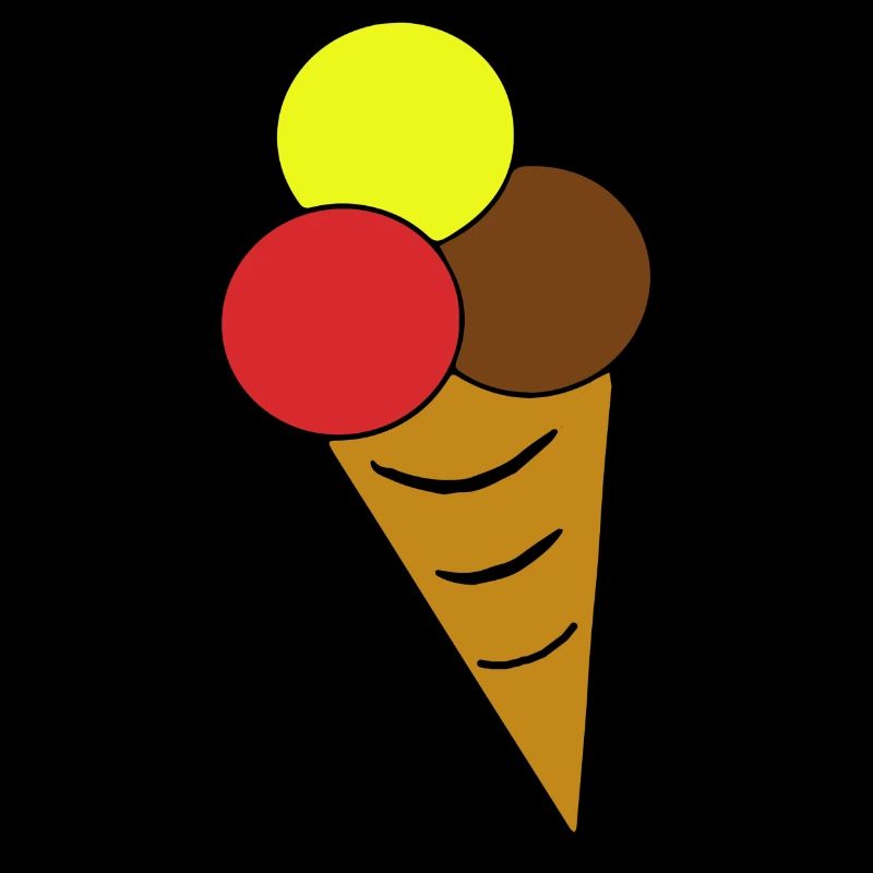 Eistüte Eiskreme Eiswaffel