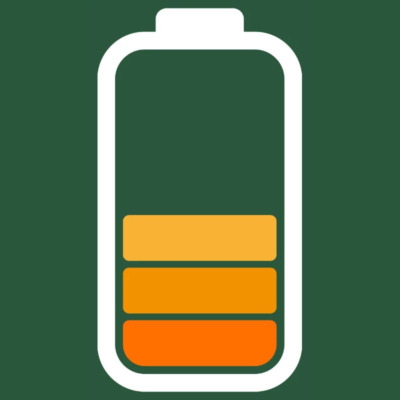 HALF BATTERY - White