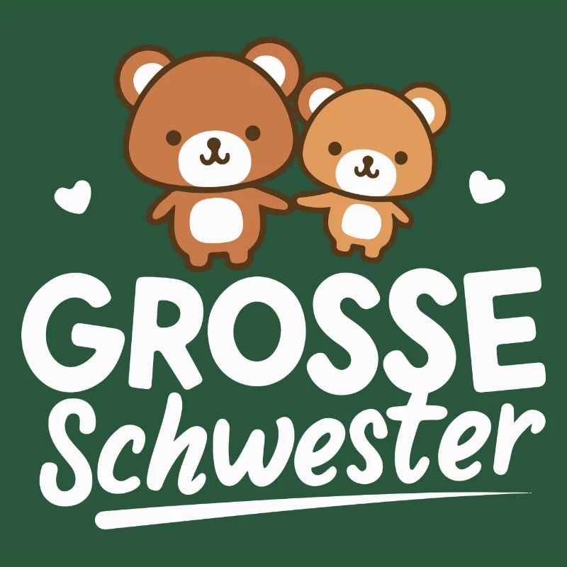 Großes Schwesterbärchen Schwester werden