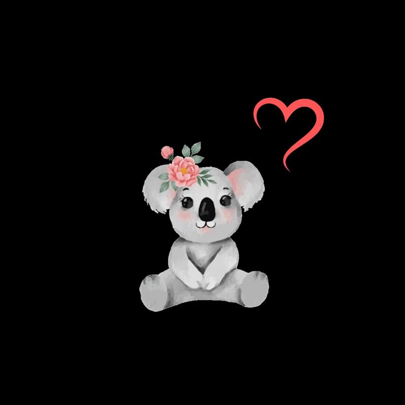 Frau mädchen Liebe Herz Koalas