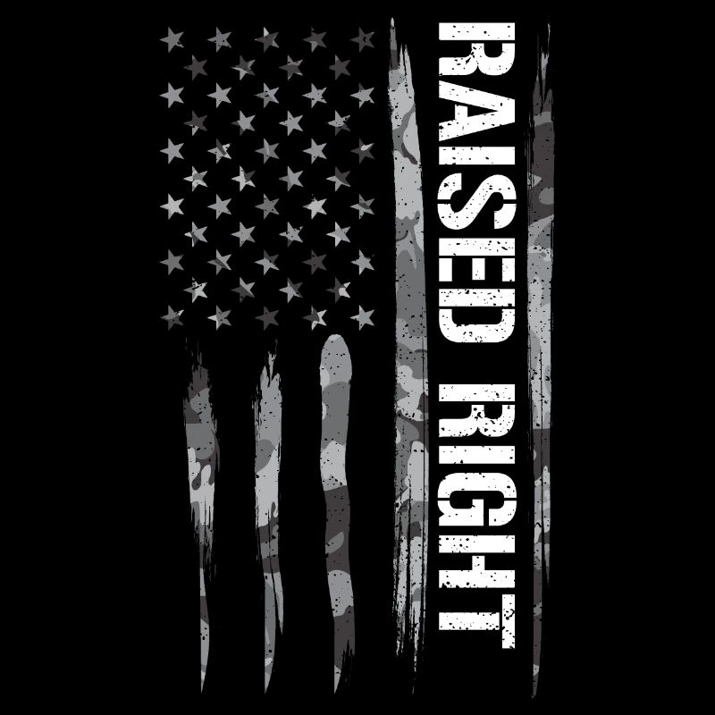 Raised Right - American Flag