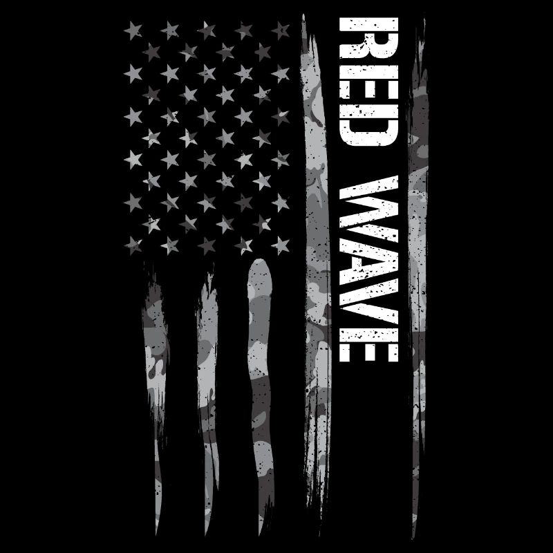 Red Wave - American Flag