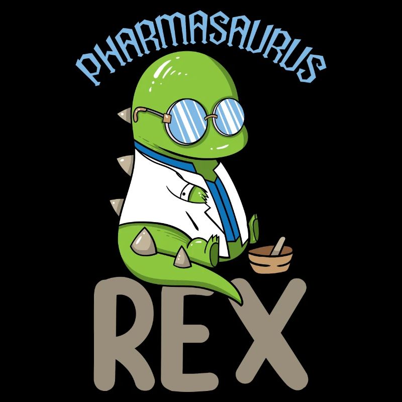 Pharmasaurus Rex Funny Pharmacist Dinosaur