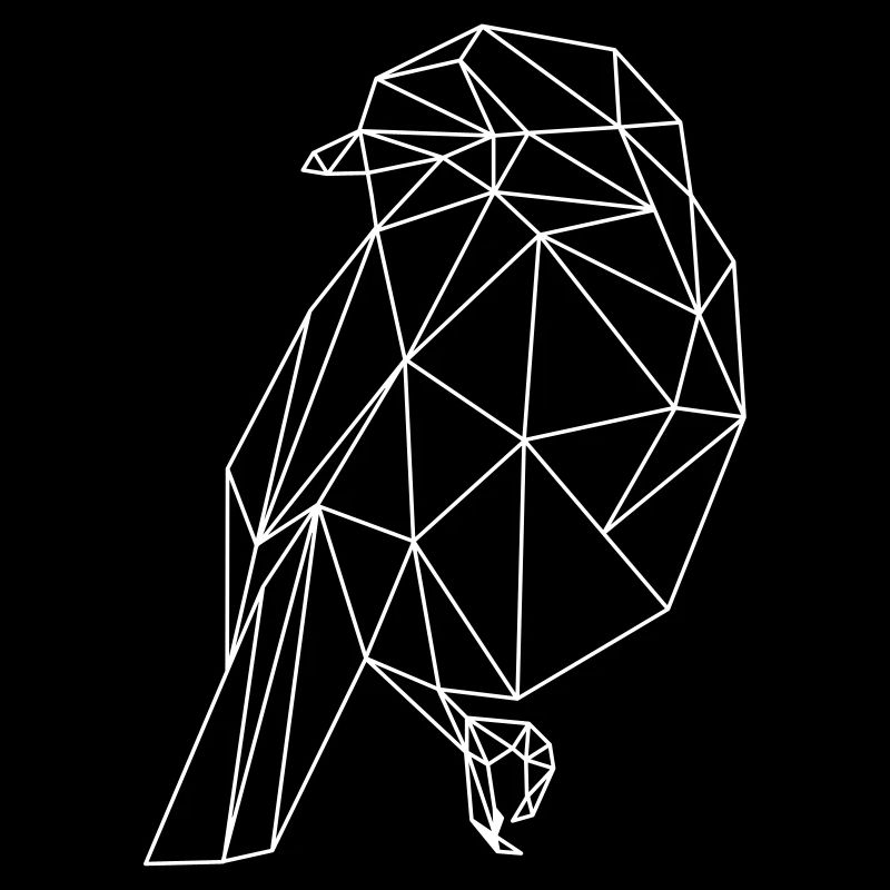 Geometrischer Vogel