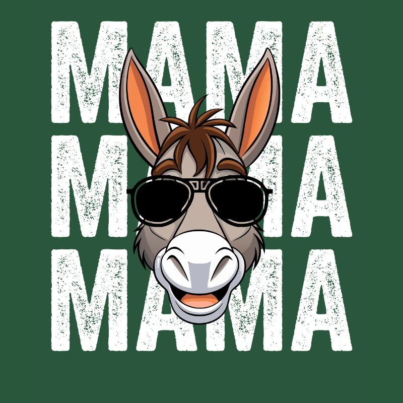 Mama Mutter Esel