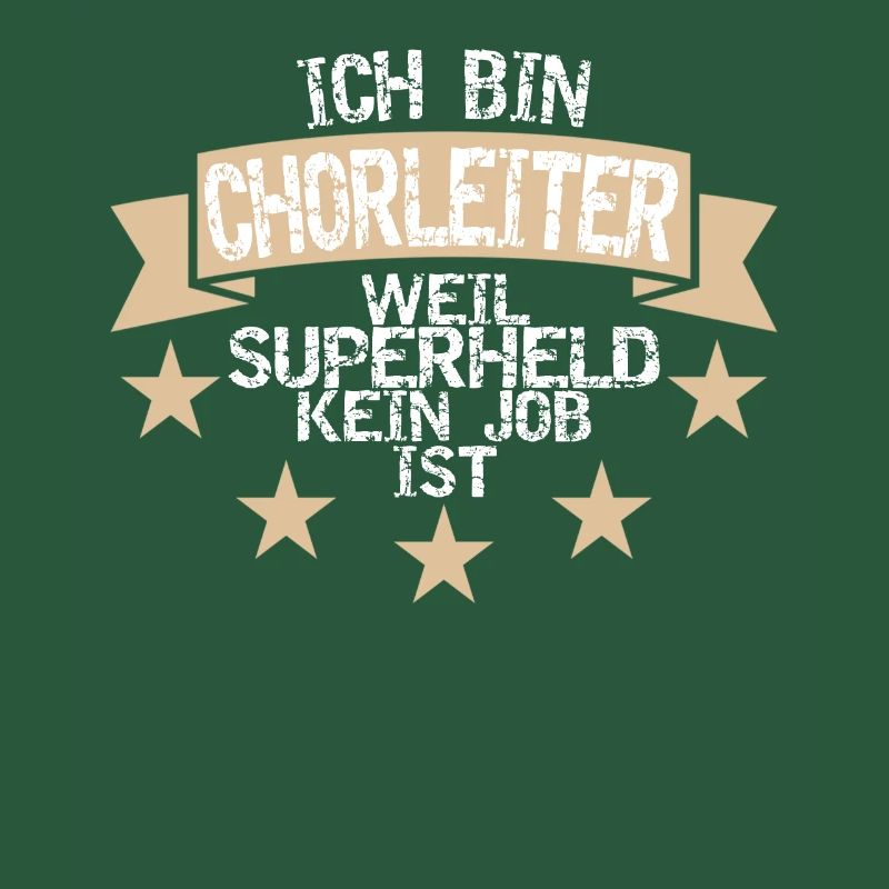 Chorleiter Superheld Spruch Design Dirigieren Chor