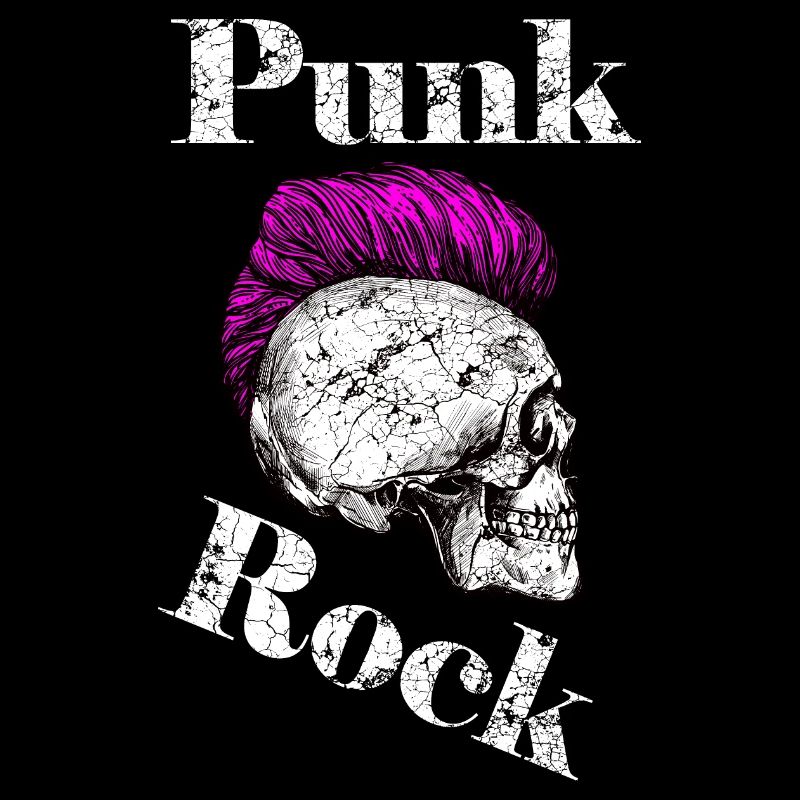 Punk Rock Iro-Skull, pink