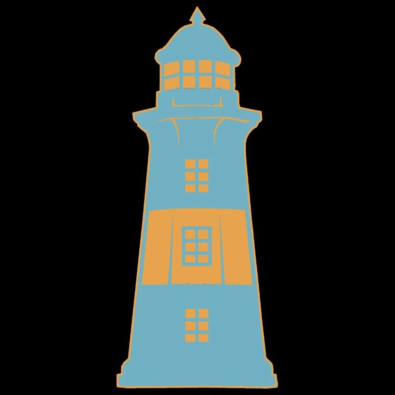 Phare sur la côte maritime