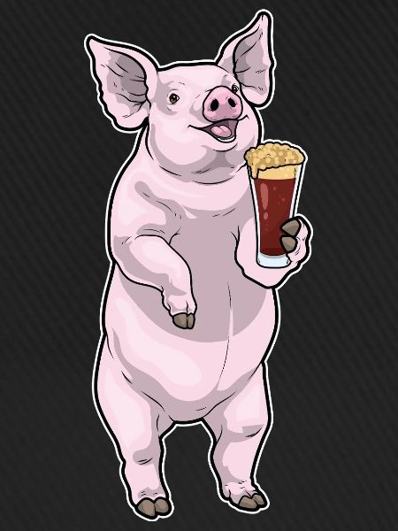 Schwein Bier