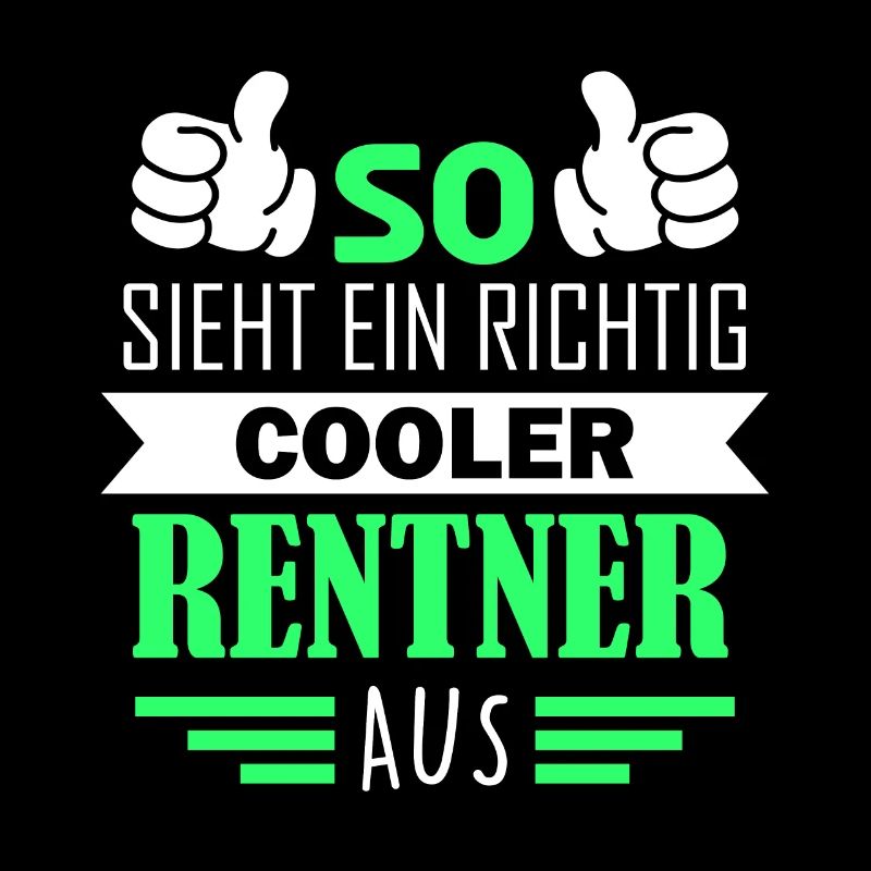 So sieht ein richtig cooler Rentner aus Rente