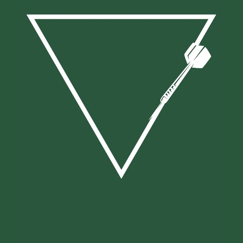 Triangle de ligne - fléchette -