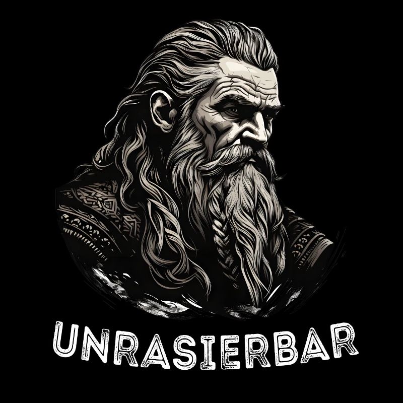 Lustiger Bart Spruch Wikinger Bartträger