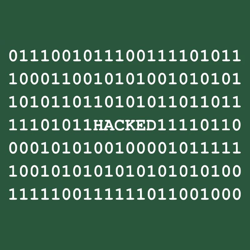 Hacked - Hacker - Nerd - Noob - Matrix