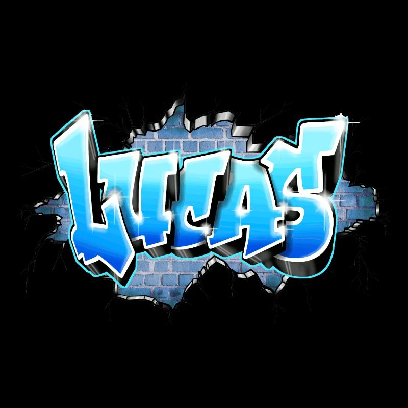 Lucas Graffiti Name