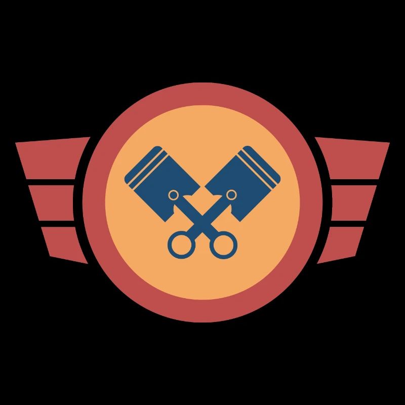 Zweitakt Liebe - Simson Retro Logo Design