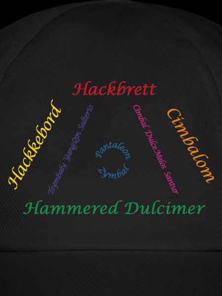 Hackbrett Familie bunt