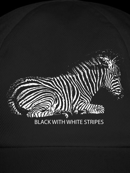 Black With White Stripes