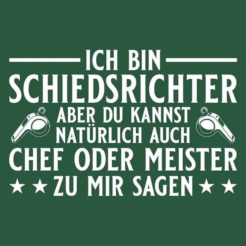 Schiedsrichter Chef oder Meister