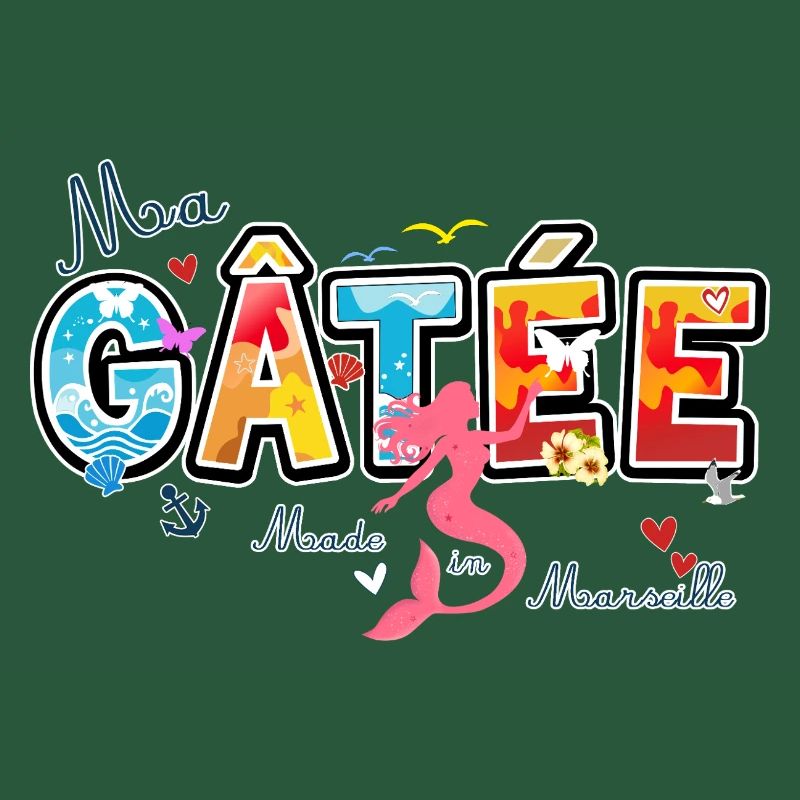 Ma Gatée, Expression marseillaise, valentines gift
