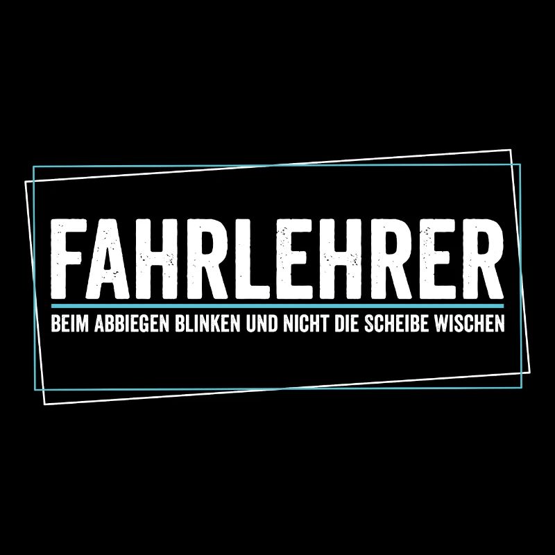 Fahrlehrer - Beim Abbiegen blinken nicht wischen