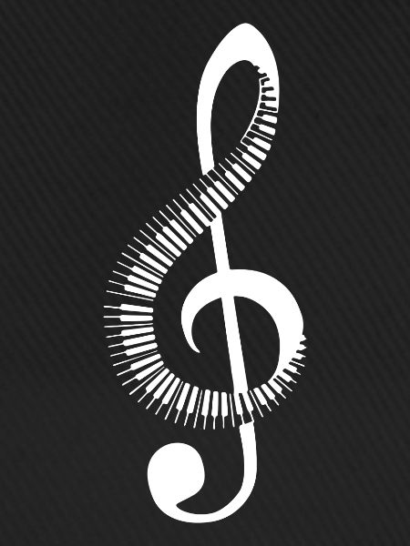 Clef piano
