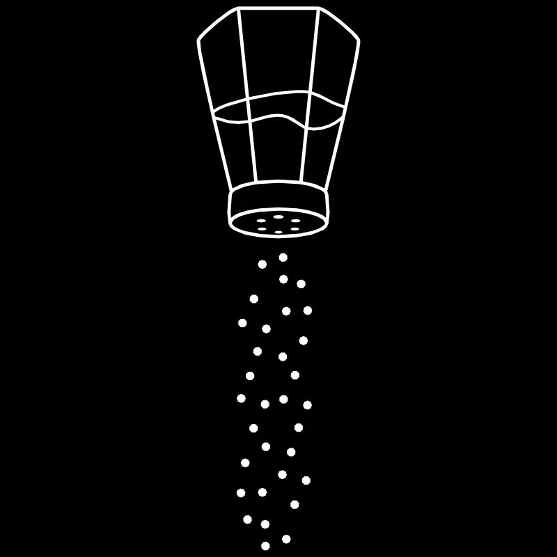 Design salt shaker rain