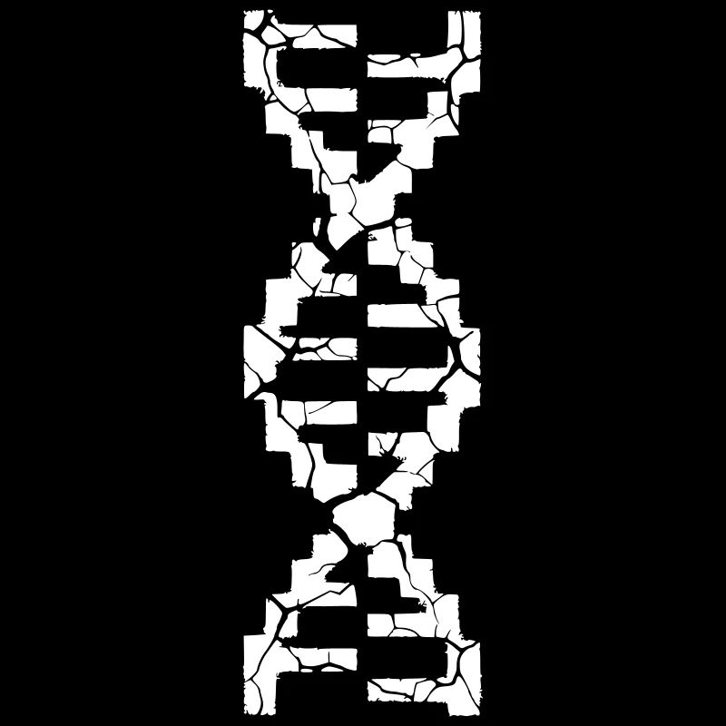 DNA Strang Gebrochen Risse