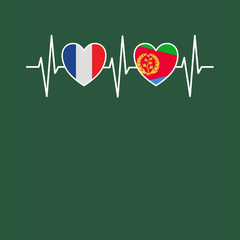 France et Erythrée Drapeau érythréen