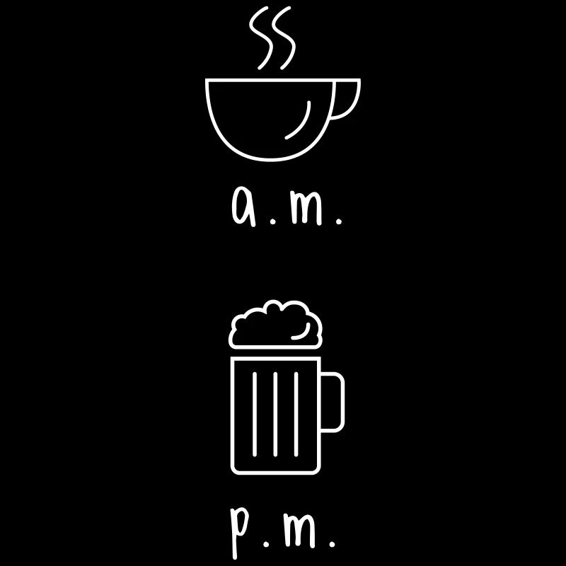 morgens kaffee abends bier