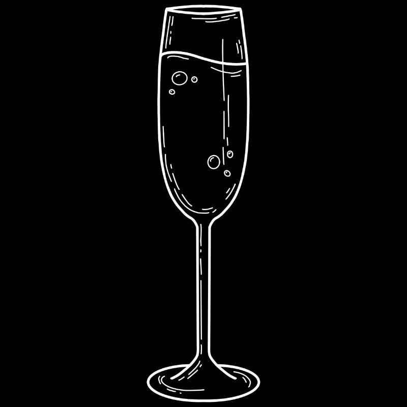 Sekt minimalistisch